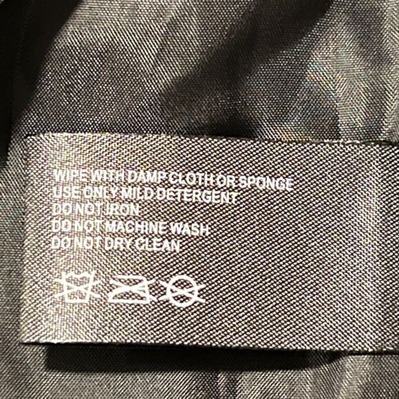 CoffeeShop Juniors Faux-Leather Fringe Moto Jacket Black Small New - Picture 7 of 9